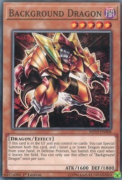 Background Dragon - 2019 Gold Sarcophagus Tin Mega Pack (Common) [MP19-008]