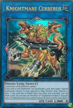 Knightmare Cerberus - 2019 Gold Sarcophagus Tin Mega Pack (Ultra Rare) [MP19-026]