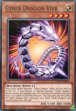 Cyber Dragon Vier - 2019 Gold Sarcophagus Tin Mega Pack (Common) [MP19-085]