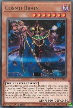 Cosmo Brain - 2019 Gold Sarcophagus Tin Mega Pack (Common) [MP19-089]