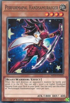 Performapal Handsamuraiger - 2019 Gold Sarcophagus Tin Mega Pack (Common) [MP19-145]