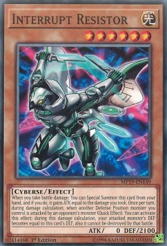 Interrupt Resistor - 2019 Gold Sarcophagus Tin Mega Pack (Common) [MP19-149]