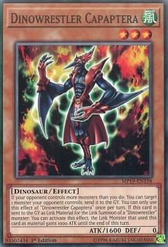 Dinowrestler Capaptera - 2019 Gold Sarcophagus Tin Mega Pack (Common) [MP19-158]