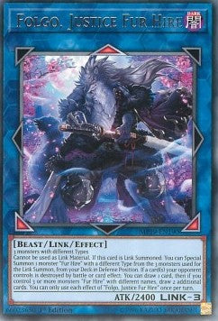 Folgo, Justice Fur Hire - 2019 Gold Sarcophagus Tin Mega Pack (Rare) [MP19-190]