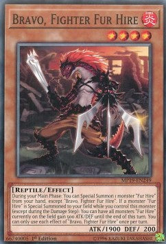 Bravo, Fighter Fur Hire - 2019 Gold Sarcophagus Tin Mega Pack (Common) [MP19-249]