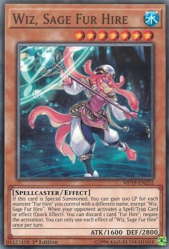 Wiz, Sage Fur Hire - 2019 Gold Sarcophagus Tin Mega Pack (Common) [MP19-252]