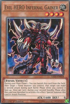 Evil HERO Infernal Gainer - Legendary Duelists: Immortal Destiny (Common) [LED5-018]