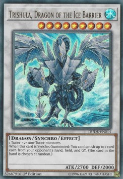 Trishula, Dragon of the Ice Barrier - Duel Devastator (Ultra Rare) [DUDE-014]