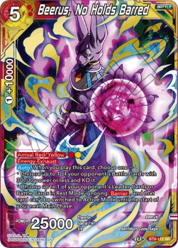 Beerus, No Holds Barred - Malicious Machinations (Super Rare) [BT8-112]