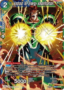 Android 16, Energy Amplification - Malicious Machinations (Super Rare) [BT8-121]