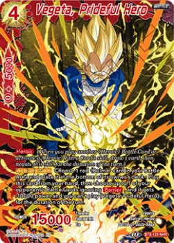 Vegeta, Prideful Hero - Malicious Machinations (Feature Rare) [BT8-125]