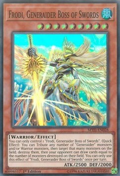 Frodi, Generaider Boss of Swords - Mystic Fighters (Super Rare) [MYFI-028]
