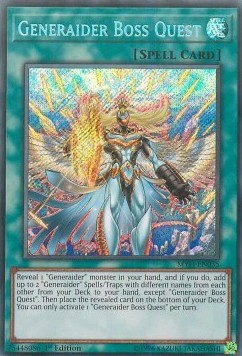 Generaider Boss Quest - Mystic Fighters (Secret Rare) [MYFI-035]