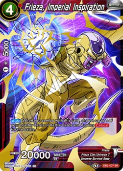 Frieza, Imperial Inspiration - Divine Multiverse (Super Rare) [DB2-007]