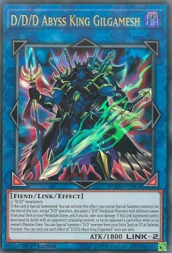 D/D/D Abyss King Gilgamesh - Duel Overload (Ultra Rare) [DUOV-004]