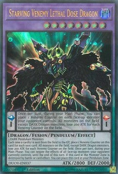 Starving Venemy Lethal Dose Dragon - Duel Overload (Ultra Rare) [DUOV-037]