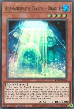 Adamancipator Crystal - Dragite - Secret Slayers (Super Rare) [SESL-006]