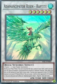 Adamancipator Risen - Raptite - Secret Slayers (Super Rare) [SESL-008]