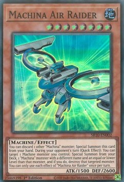 Machina Air Raider - Structure Deck: Mechanized Madness (Super Rare) [SR10-002]