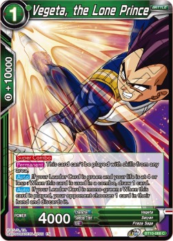 Vegeta, the Lone Prince - Rise of the Unison Warrior (Common) [BT10-068]