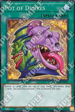 Pot of Desires (V.1 - Rare) - Toon Chaos (Rare) [TOCH-057]