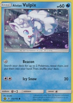 Alolan Vulpix - Guardians Rising (Promo) [GRI-21a]