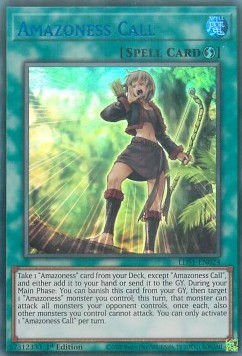Amazoness Call (V.1 - Ultra Rare) - Legendary Duelists: Season 1 (Ultra Rare) [LDS1-024]