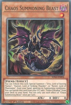 Chaos Summoning Beast - Structure Deck: Sacred Beasts (Common) [SDSA-004]