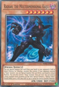 Radian, the Multidimensional Kaiju - Structure Deck: Sacred Beasts (Common) [SDSA-012]