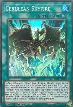 Cerulean Skyfire - Structure Deck: Sacred Beasts (Super Rare) [SDSA-019]