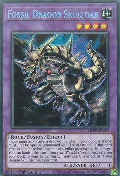 Fossil Dragon Skullgar - Battles of Legend: Armageddon (Secret Rare) [BLAR-010]