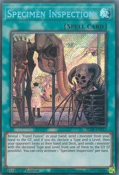 Specimen Inspection - Battles of Legend: Armageddon (Secret Rare) [BLAR-013]