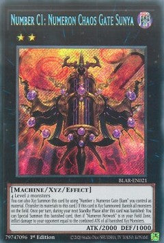 Number C1: Numeron Chaos Gate Sunya - Battles of Legend: Armageddon (Secret Rare) [BLAR-021]