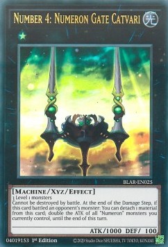 Number 4: Numeron Gate Catvari - Battles of Legend: Armageddon (Ultra Rare) [BLAR-025]