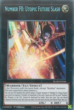 Number F0: Utopic Future Slash - Battles of Legend: Armageddon (Secret Rare) [BLAR-046]