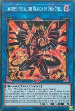 Darkness Metal, the Dragon of Dark Steel - Battles of Legend: Armageddon (Secret Rare) [BLAR-047]