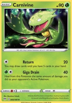 Carnivine - Darkness Ablaze (Uncommon) [DAA-5]