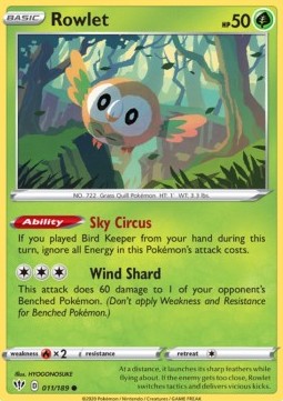 Rowlet - Darkness Ablaze (Common) [DAA-11]