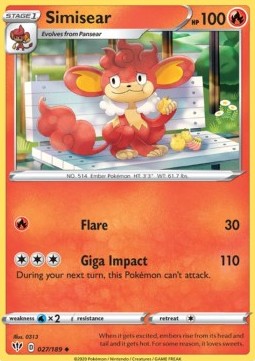 Simisear - Darkness Ablaze (Uncommon) [DAA-27]