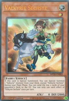 Valkyrie Sechste - 2020 Tin of Lost Memories Mega Pack (Ultra Rare) [MP20-043]