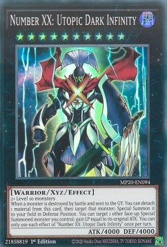 Number XX: Utopic Dark Infinity - 2020 Tin of Lost Memories Mega Pack (Super Rare) [MP20-094]