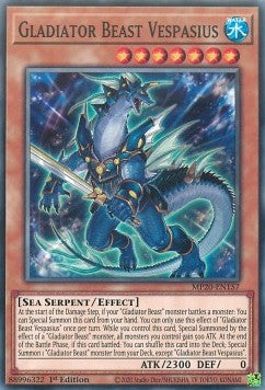 Gladiator Beast Vespasius - 2020 Tin of Lost Memories Mega Pack (Common) [MP20-157]