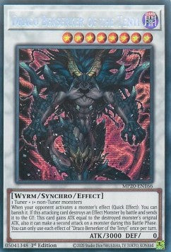 Draco Berserker of the Tenyi - 2020 Tin of Lost Memories Mega Pack (Secret Rare) [MP20-166]
