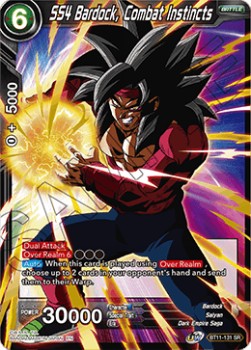 SS4 Bardock, Combat Instincts (V.1 - Super Rare) - Vermilion Bloodline (Super Rare) [BT11-131]