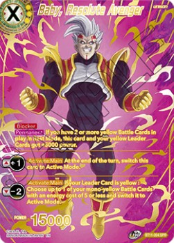 Baby, Resolute Avenger (V.2 - Special Rare) - Vermilion Bloodline (Special Rare) [BT11-094]