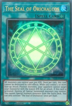 The Seal of Orichalcos (V.1 - Ultra Rare) - Dragons of Legend: The Complete Series (Ultra Rare) [DLCS-137]