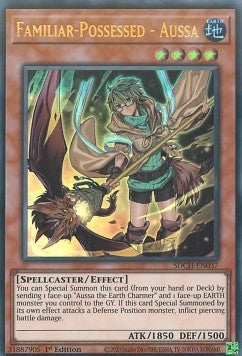 Familiar-Possessed - Aussa (V.2 - Ultra Rare) - Structure Deck: Spirit Charmers (Ultra Rare) [SDCH-037]