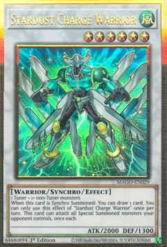 Stardust Charge Warrior - Maximum Gold (Premium Gold Rare) [MAGO-029]