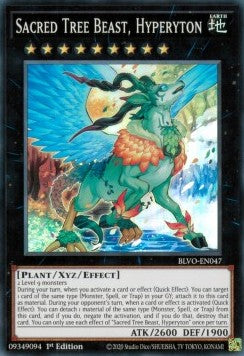 Sacred Tree Beast, Hyperyton - Blazing Vortex (Super Rare) [BLVO-047]