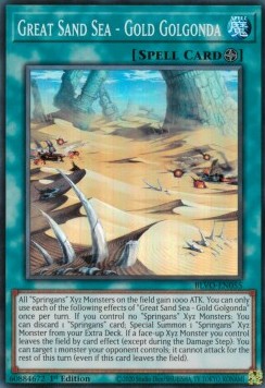 Great Sand Sea - Gold Golgonda - Blazing Vortex (Super Rare) [BLVO-055]